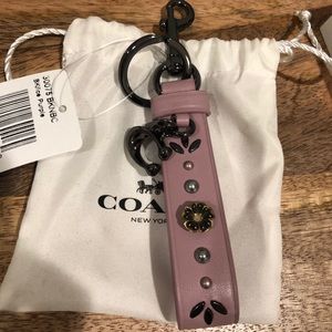 [New!!] Coach bag charm/key chain